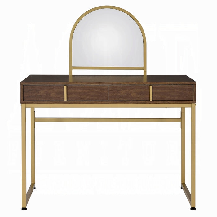 Coleen Vanity Desk W/Mirror & Jewelry Tray