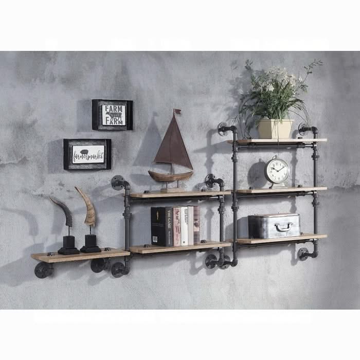 Brantley Wall Rack W/2 Shelves