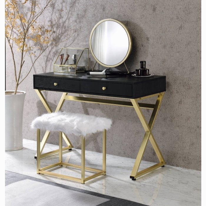 Adao Vanity Mirror & Stool