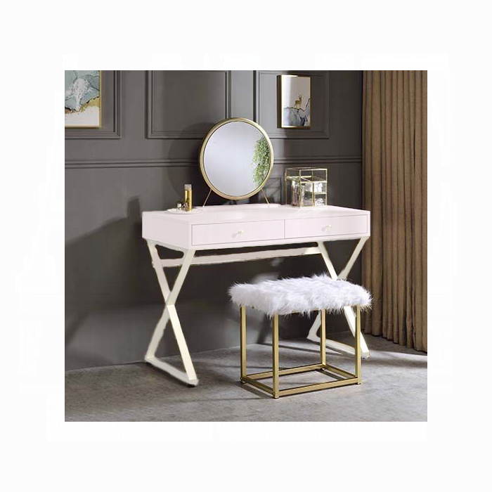 Adao Vanity Mirror & Stool