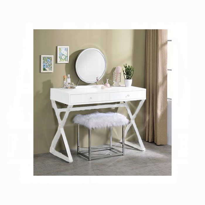 Adao Vanity Mirror & Stool