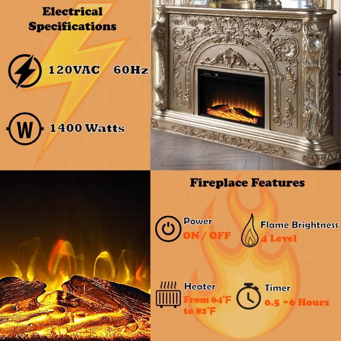 Danae Fireplace