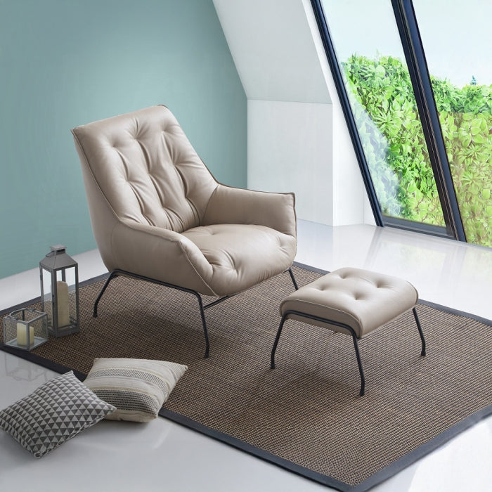 Zusa Accent Chair & Ottoman