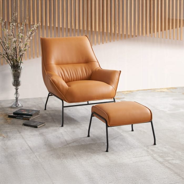 Jabel Accent Chair & Ottoman