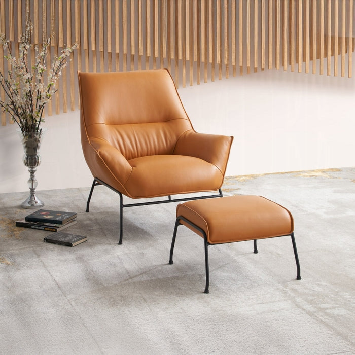 Jabel Accent Chair & Ottoman