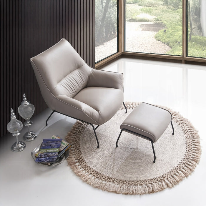 Jabel Accent Chair & Ottoman
