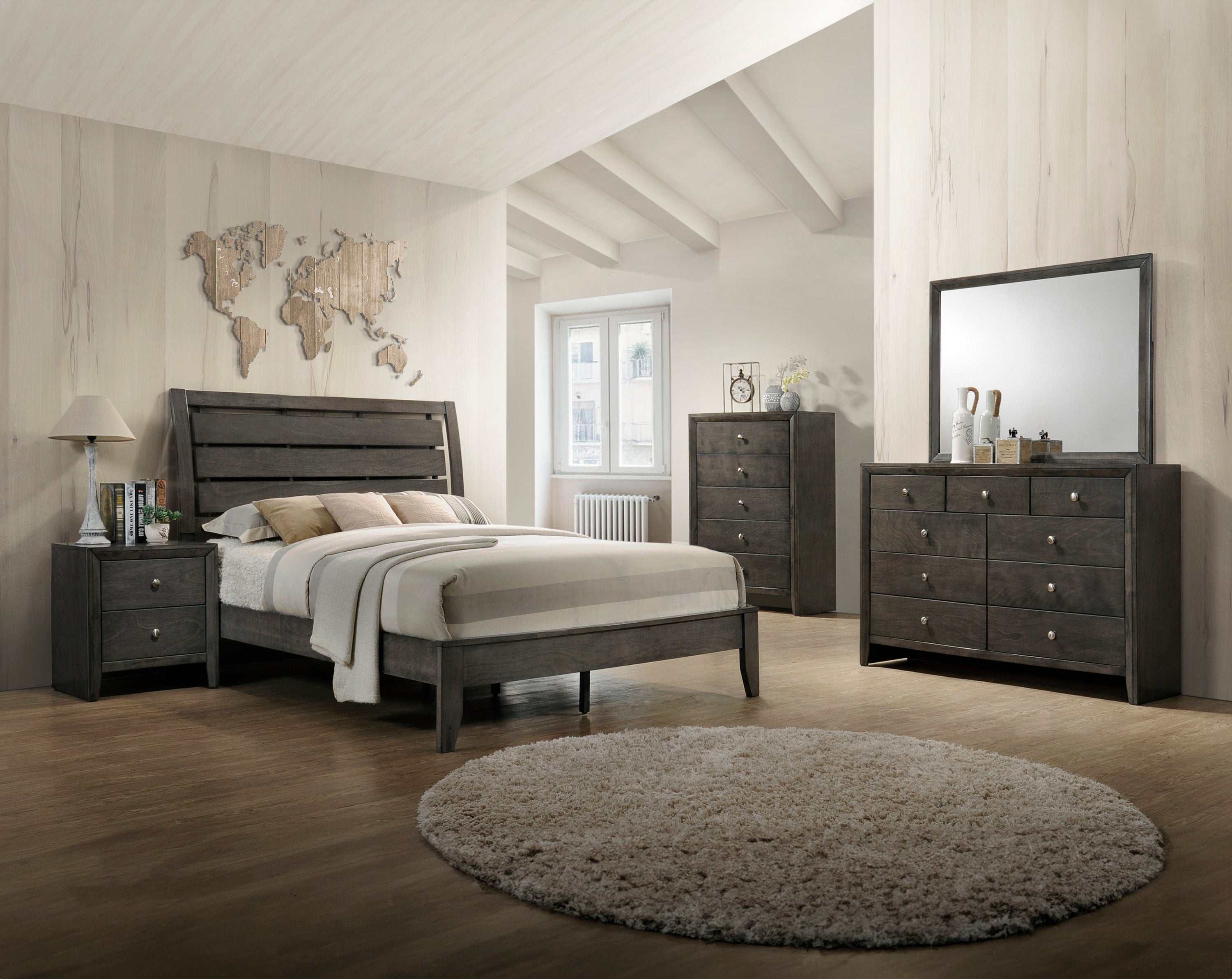 EVAN DRESSER TOP GREY