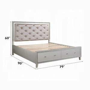 Cama Sliverfluff CK con LED y almacenamiento