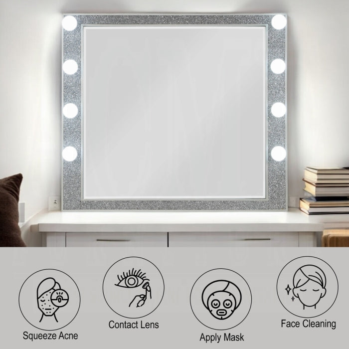 Sliverfluff Mirror W/Light