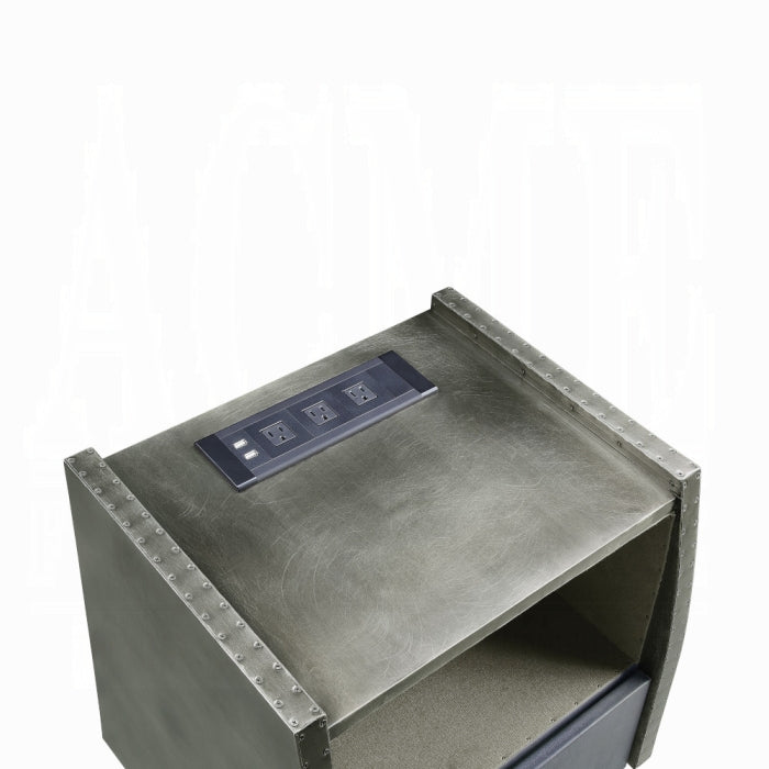 Doris Nightstand W/USB & Electric Lock