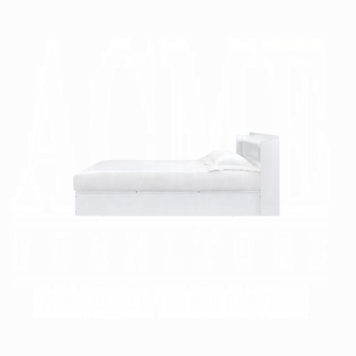 Perse Queen Bed W/Storage