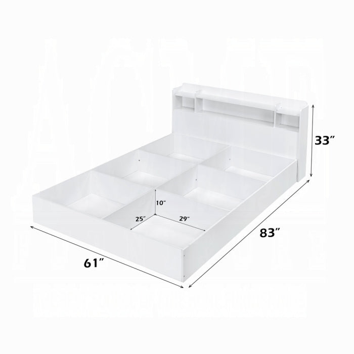 Perse Queen Bed W/Storage