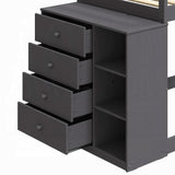 Gaston Twin/Twin Bunk Bed W/4 Drawers & 3 Compartments