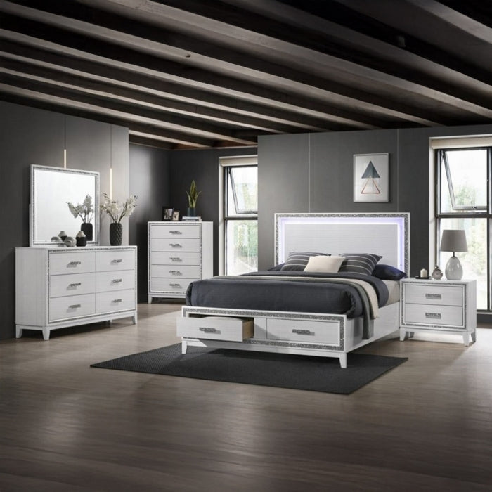 Haiden EK Bed W/Led & Storage