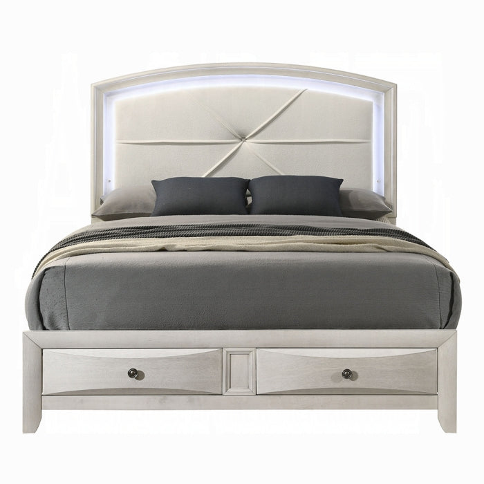 Ramondi EK Bed w/Storage & LED