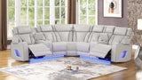 Masajeador seccional Fortuner con LED y sillones reclinables