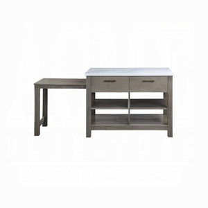Feivel Kitchen Island W/Pull Out Table
