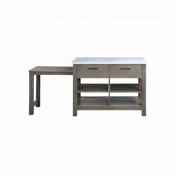 Feivel Kitchen Island W/Pull Out Table