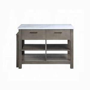 Feivel Kitchen Island W/Pull Out Table