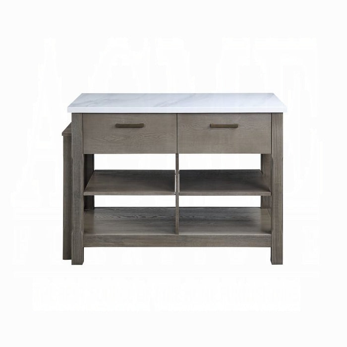 Feivel Kitchen Island W/Pull Out Table