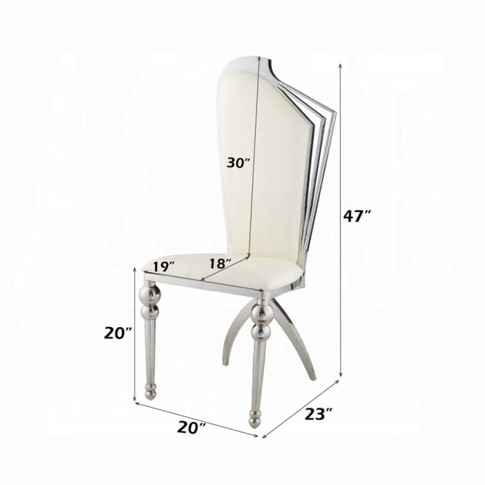 Silla auxiliar Cyrene (juego de 2)