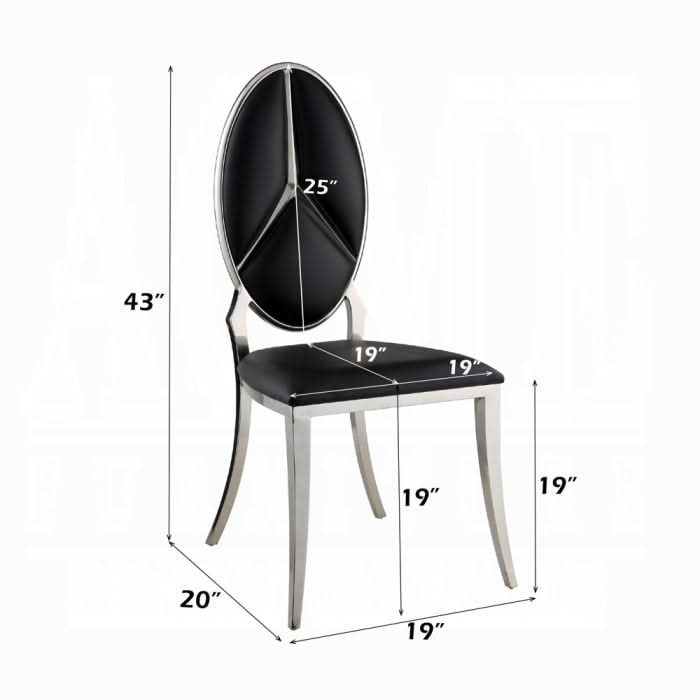 Silla auxiliar Cyrene (juego de 2)