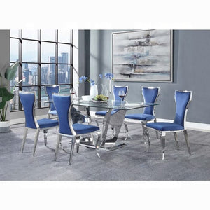 Azriel Dining Table W/Pedestal Base