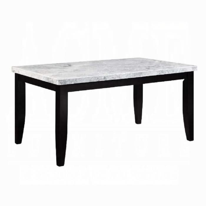Mesa de comedor Hussein con tablero de mármol