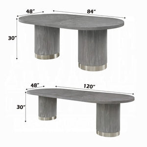 Mesa de comedor Adalynn con 2 hojas