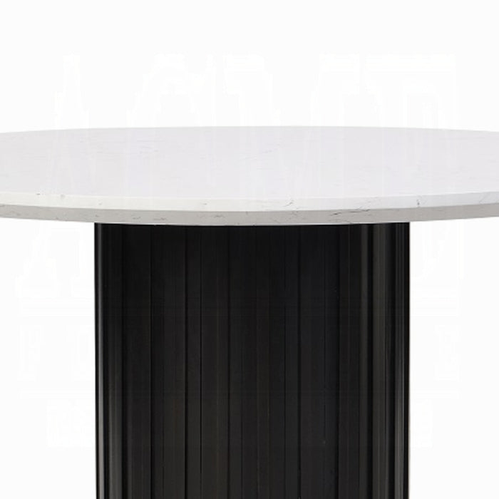 Jaramillo Round Dining Table W/Engineered Marble Top