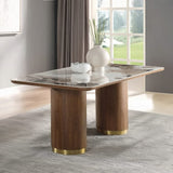 Mesa de comedor Willene con tablero de cerámica