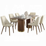 Mesa de comedor Willene con tablero de cerámica