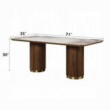 Mesa de comedor Willene con tablero de cerámica