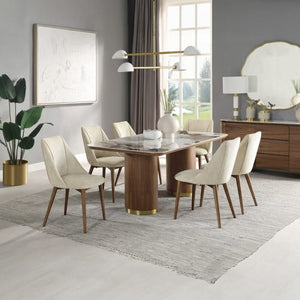 Mesa de comedor Willene con tablero de cerámica