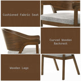 Hoyte Arm Chair (Set-2)