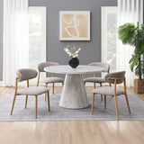 Mesa de comedor redonda Kacey