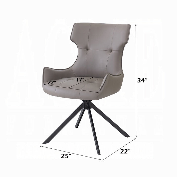 Damita Side Chair w/Swivel (Set-2)