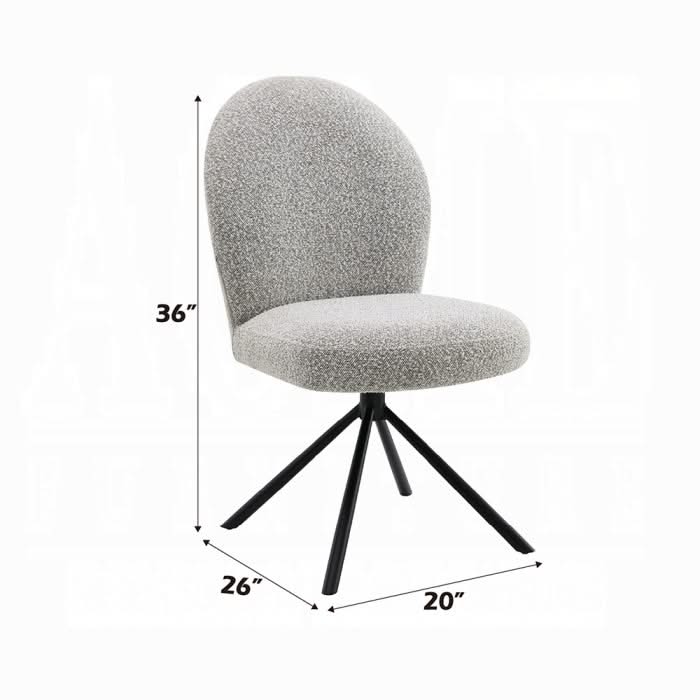 Silla auxiliar Lawton con asiento giratorio (juego de 2)