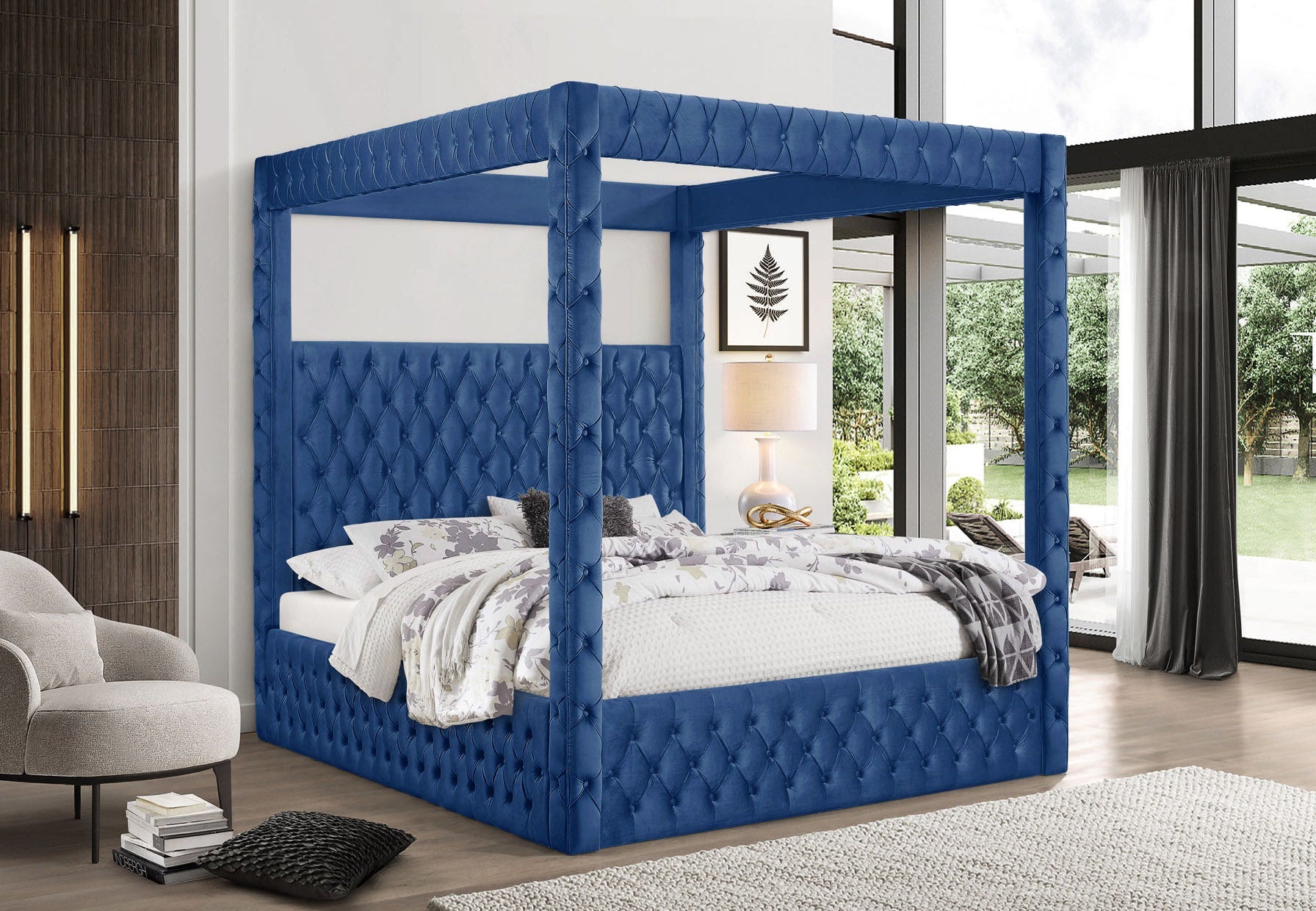 Aya Velvet Bed