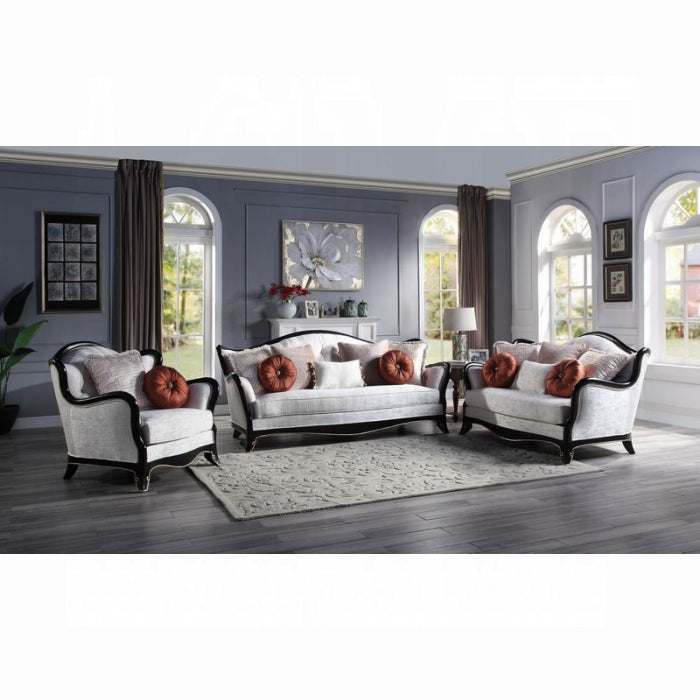 Nurmive Loveseat W/6 Pillows