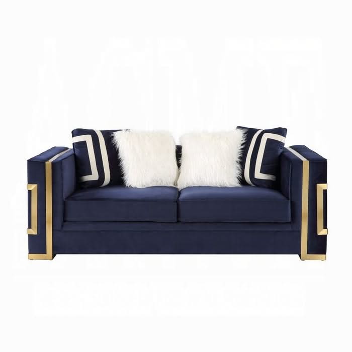 Loveseat Virrux con 4 almohadas