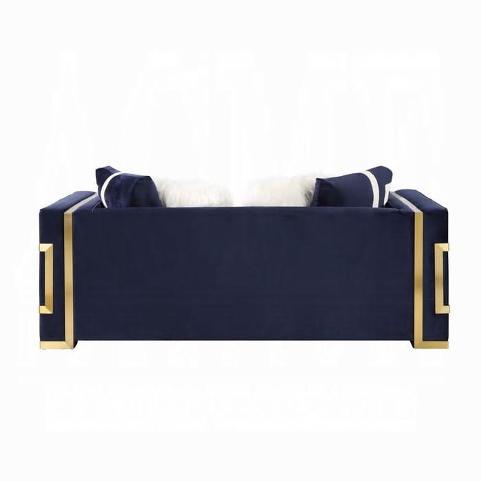 Loveseat Virrux con 4 almohadas