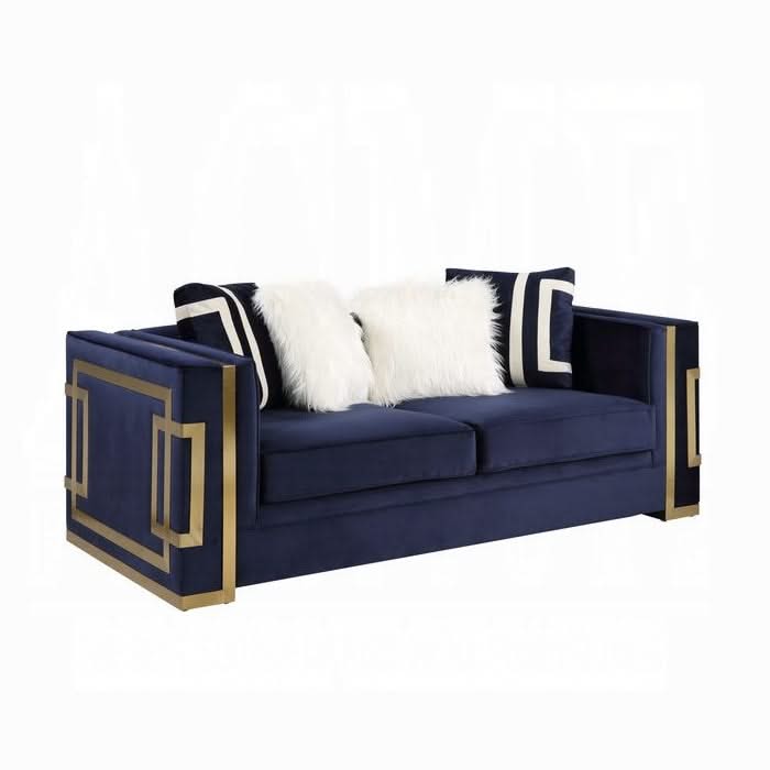 Loveseat Virrux con 4 almohadas