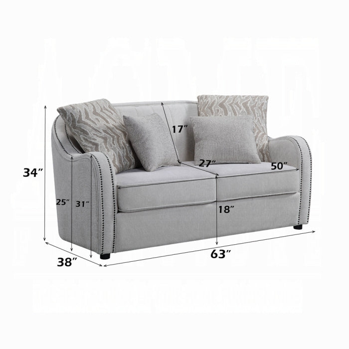 Mahler Loveseat W/4 Pillows