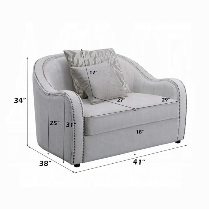 Mahler Chair W/2 Pillows
