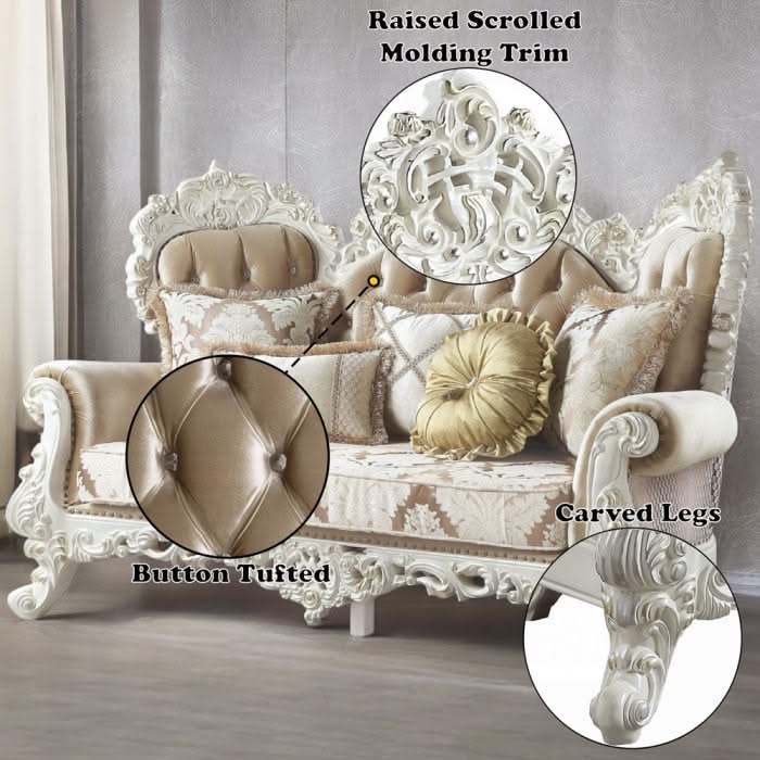 Loveseat Vanaheim con 5 almohadas
