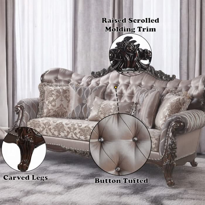 Benbek Sofa W/5 Pillows