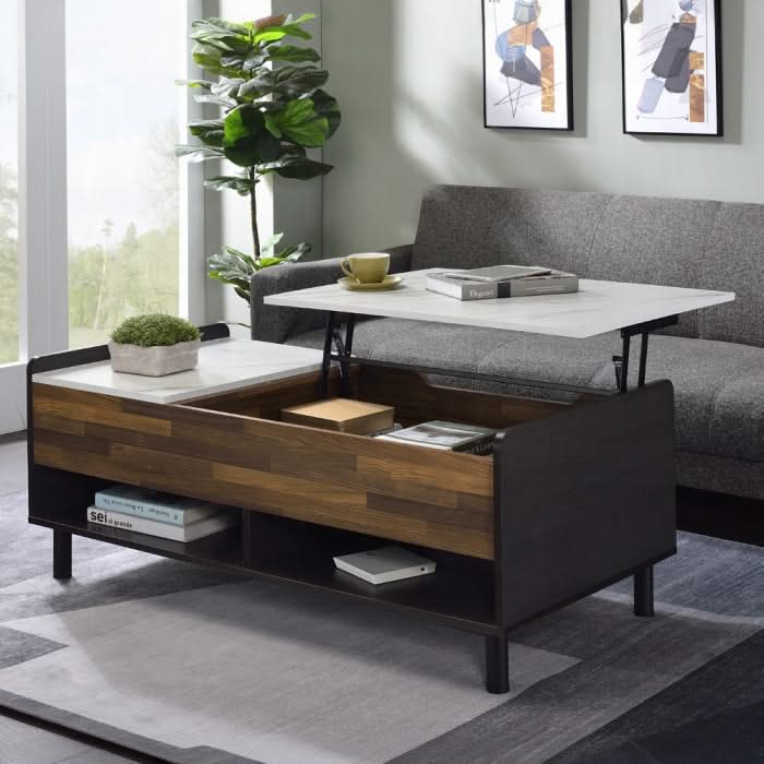 Mesa de centro Axel con tapa elevable