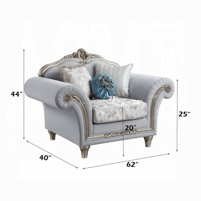 Pelumi Chair W/3 Pillows