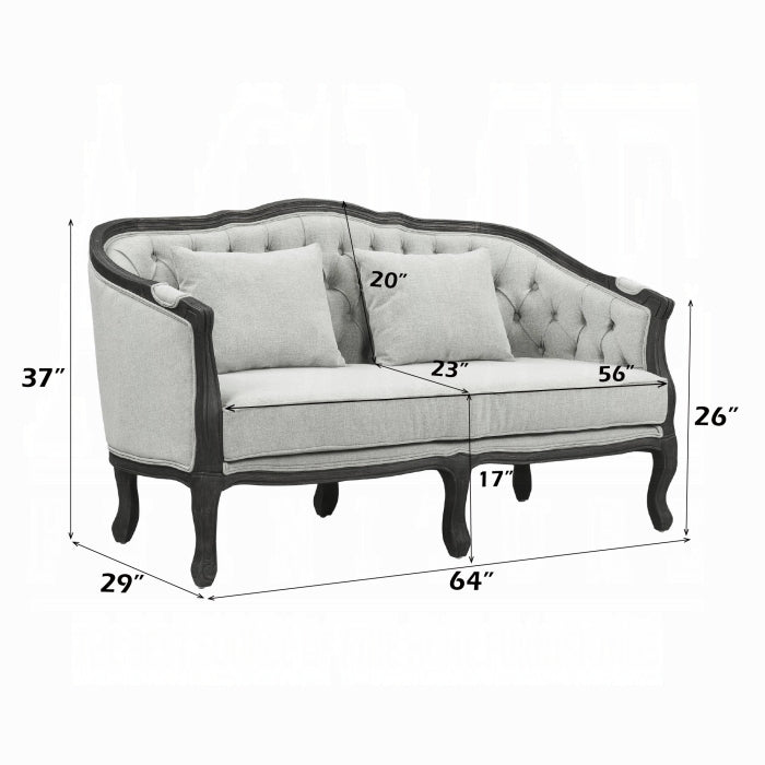 Samael Loveseat W/2 Pillows
